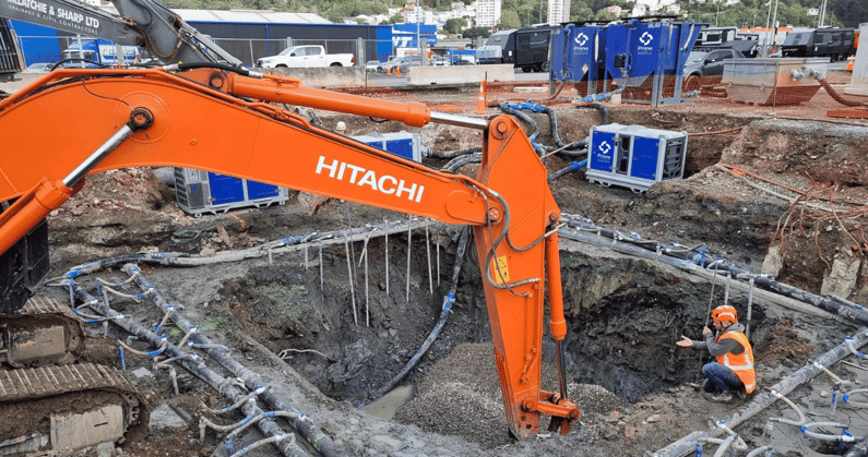Dewatering and treatment working together at CentrePort – a constrained Wellington marine site