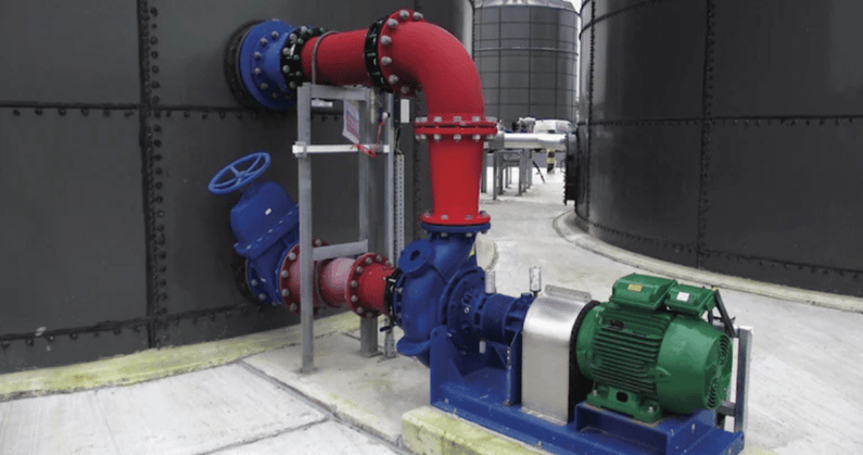 Hidrostal HidroMix systems maintain sludge circulation during the digestion process.