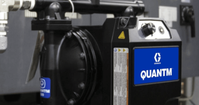 Graco QUANTM electric diaphragm pump control unit.