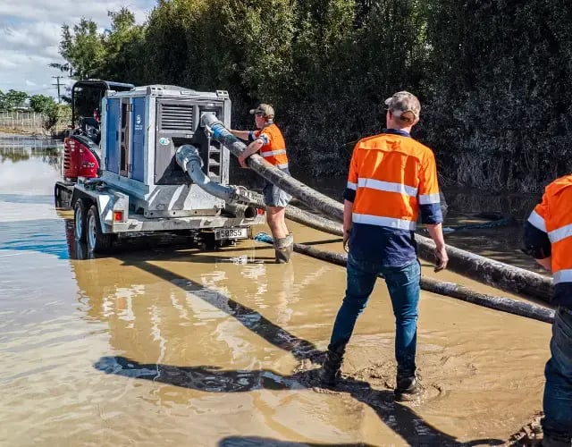 Stormwater flood response with Prime Fluid Management team