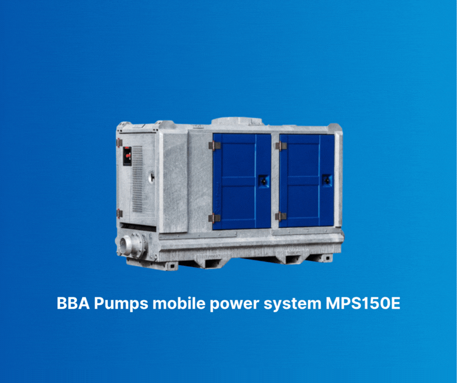 BBA Pumps PT100 electric battery + DPU dewatering pump (7)