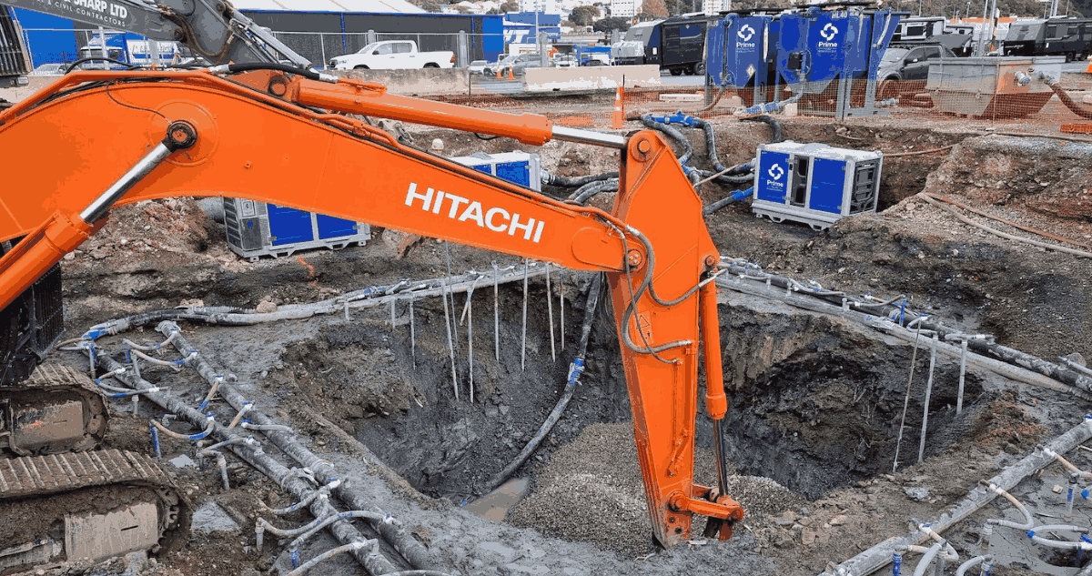 Wellpointing and water treatment at Centreport in Wellington