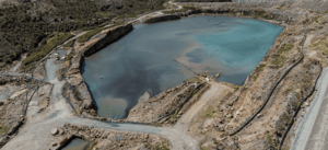 Submersible pump at Stockton Mine