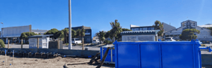 Prime settling tank at a water treatment site in New Brighton, Christchurch, NZ