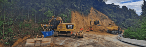 Prime water treatment equipment on the SH1 Brynderwyn Hills construction site in Northland
