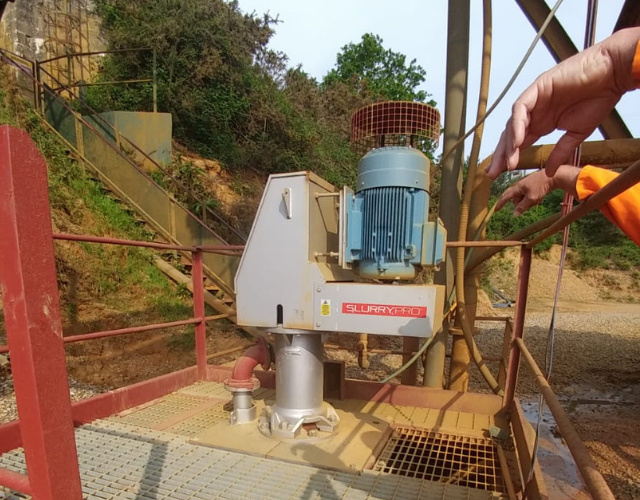 SlurryPro slurry transfer pump for mining
